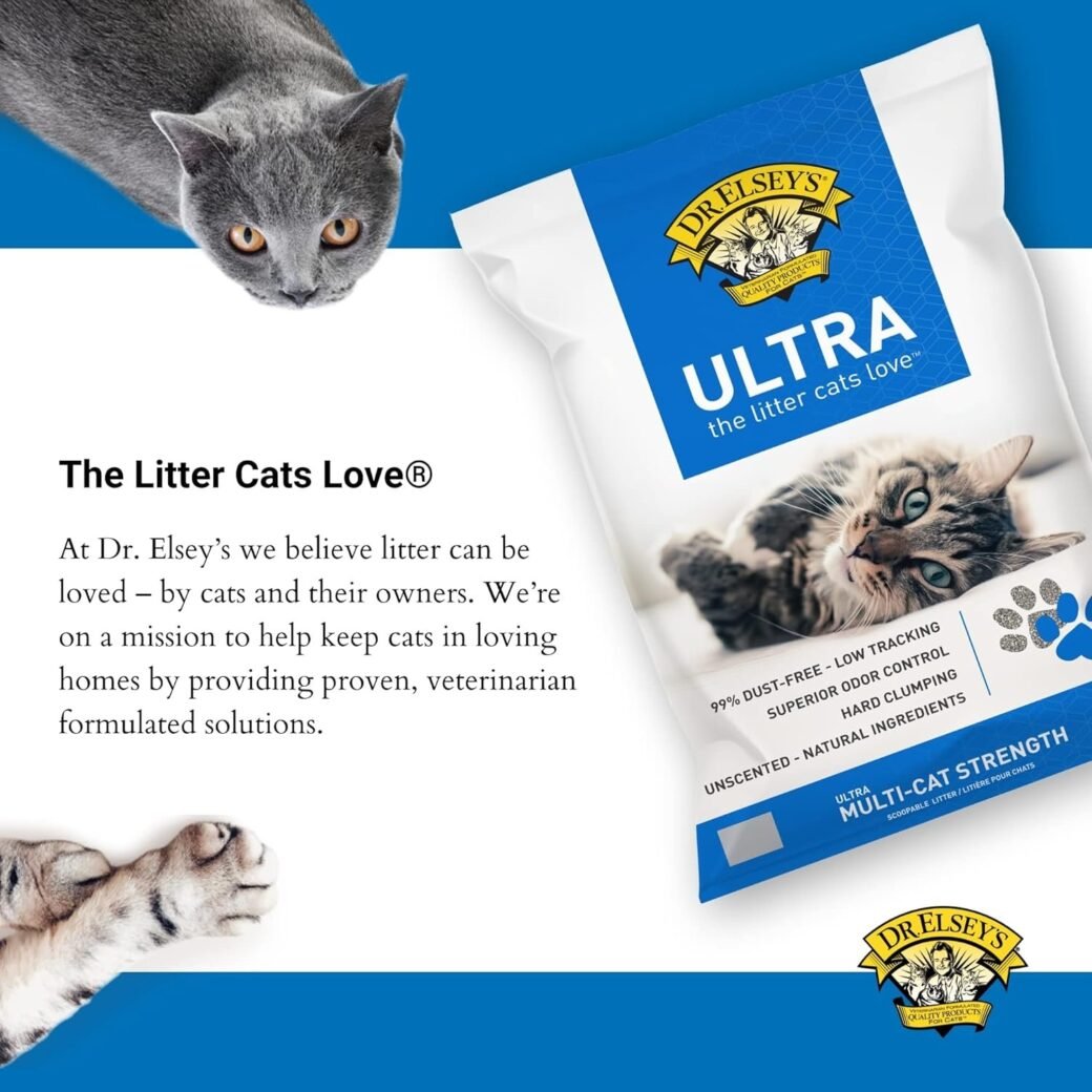 Dr. Elsey’s Premium Clumping Cat Litter - Ultra - 99.9% Dust-Free, - Image 8